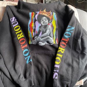 Black notorious hoodie